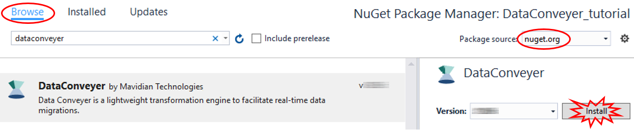 NuGet Package Manager